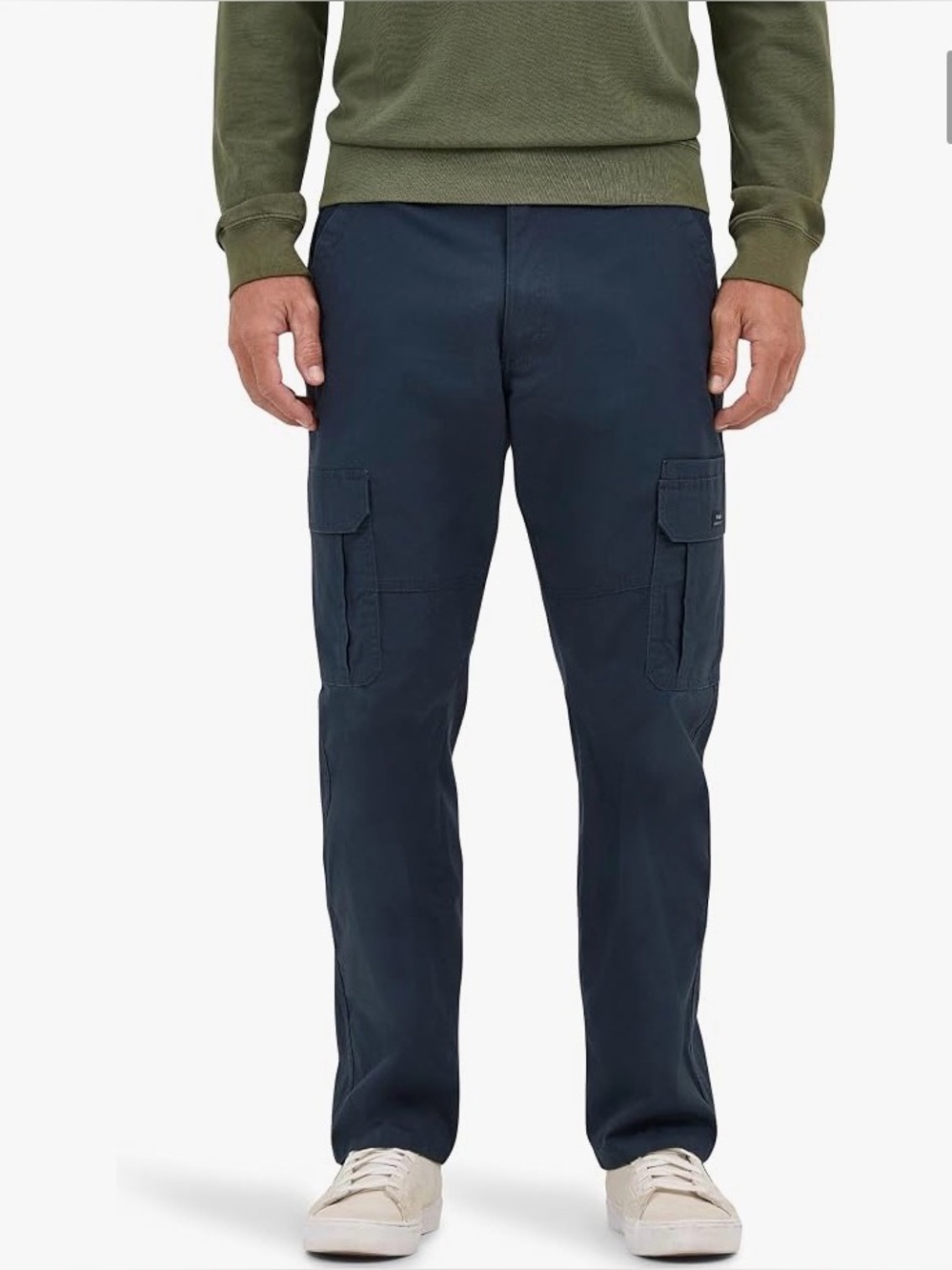 Wrangler Authentics Men's Relaxed Fit Stretch Cargo Pant 36/34
